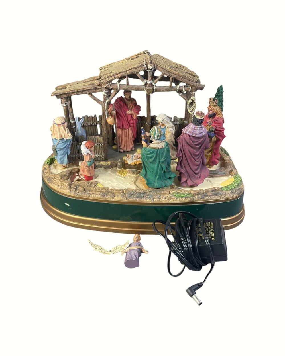Vintage Mr. Christmas “Away In The Manger” Animated Musical Natively Scene